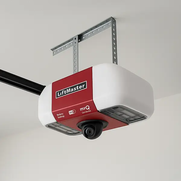smart opener installation LiftMaster smart garage door opener with camera